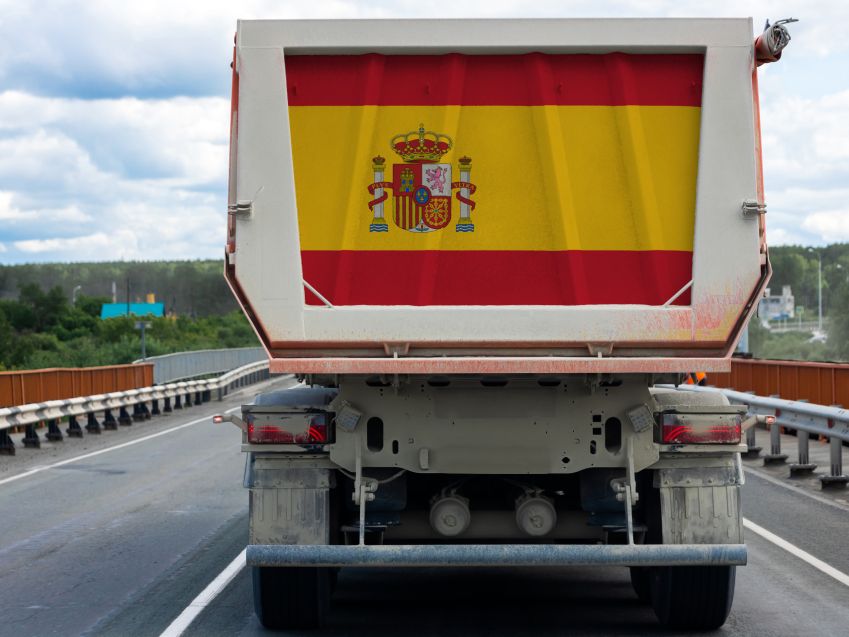 Transport z Polski w kierunku Hiszpanii